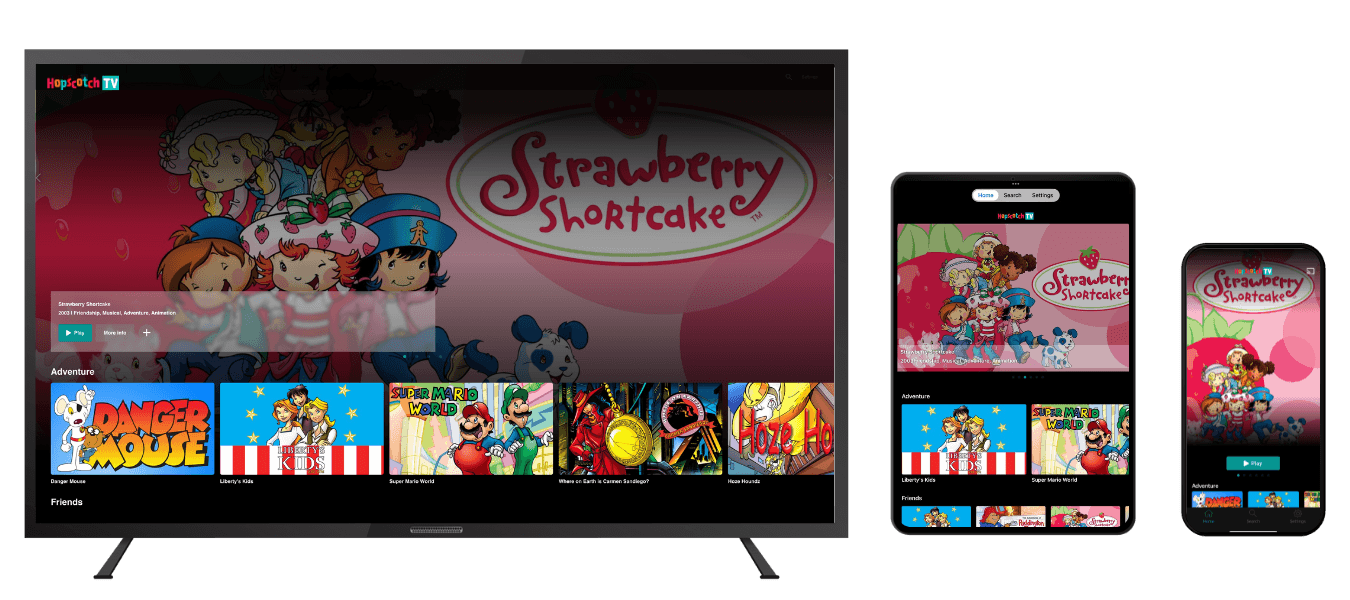 Hopscotch TV App Screenshot